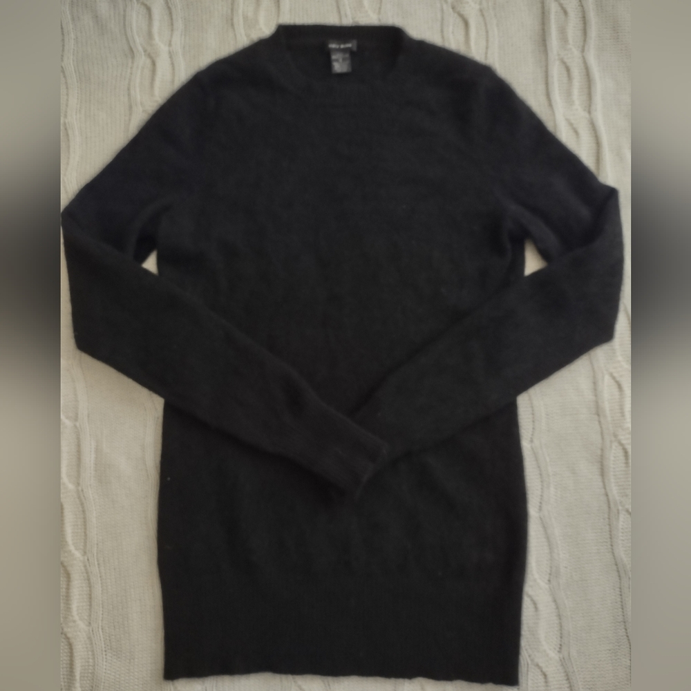 Only Mine 100% Cashmere Black Sweater Sz. S